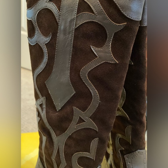 Gomax Brown cowboy boots - Picture 3 of 5